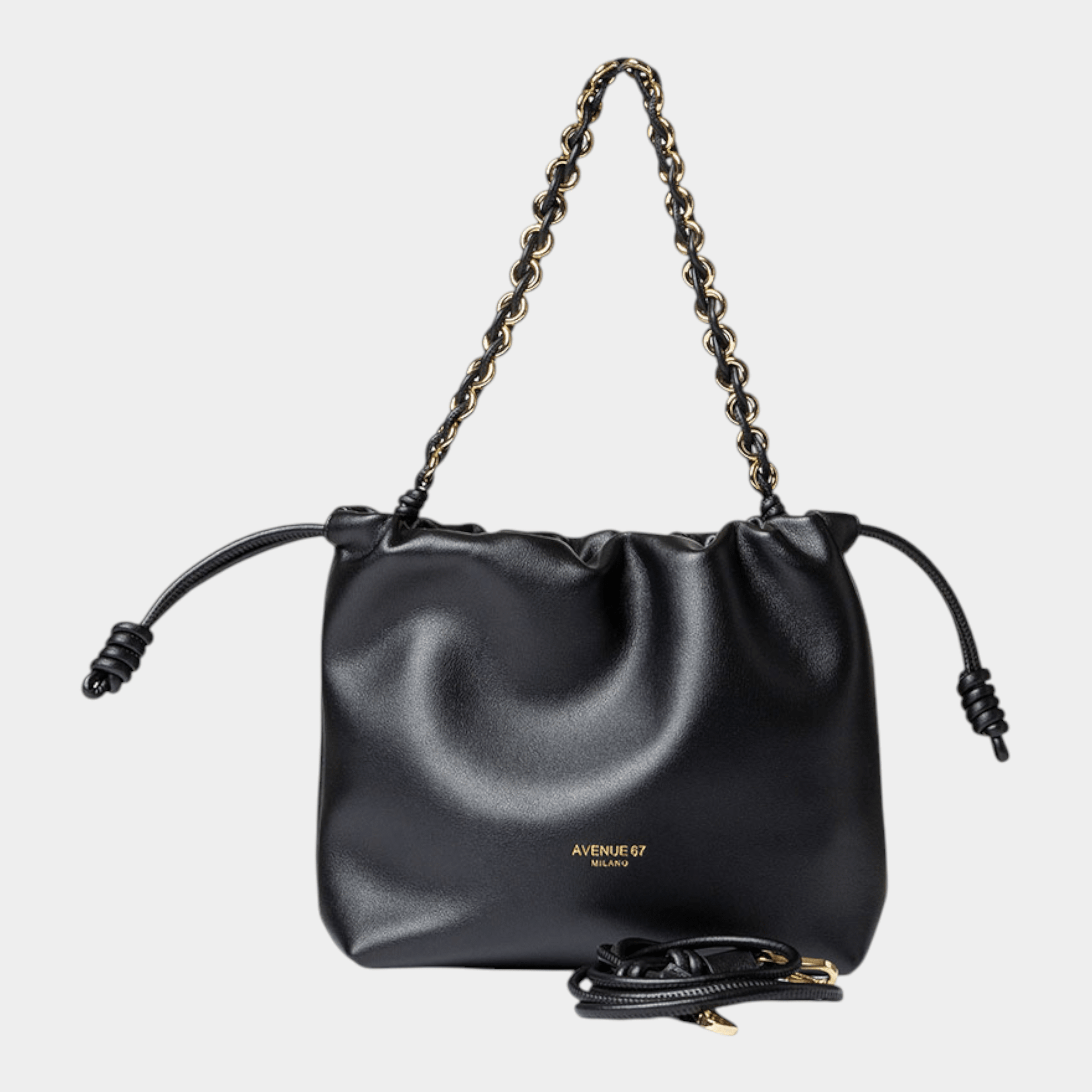 AVENUE 67 - Avenue 67 Borsa Cynthia morbida - Nero/5 - Hubert Humangoods