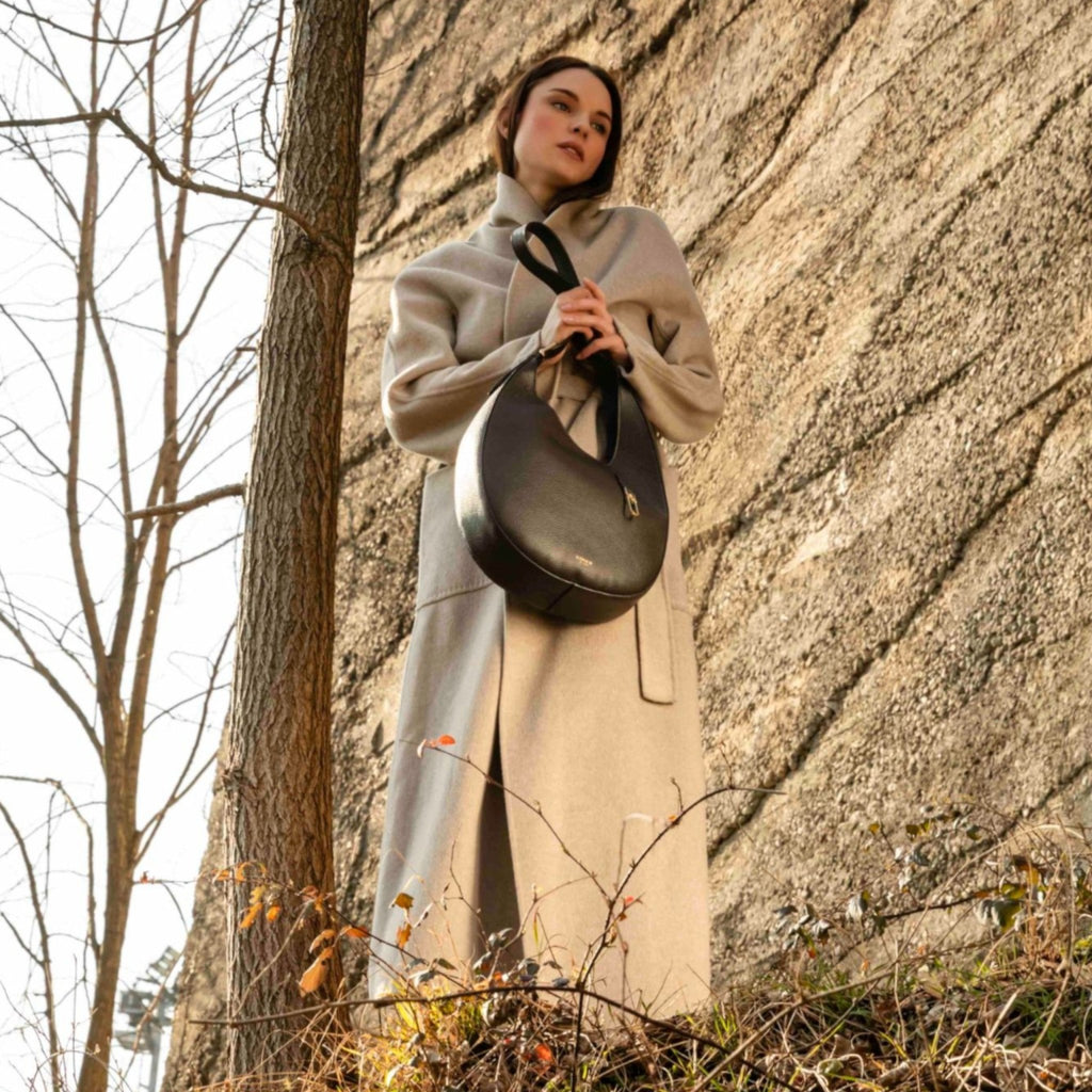 AVENUE 67 Avenue 67 Borsa Hoop in pelle - Marrone - Hubert Humangoods