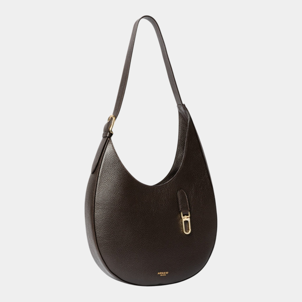 AVENUE 67 Avenue 67 Borsa Hoop in pelle - Marrone - Hubert Humangoods