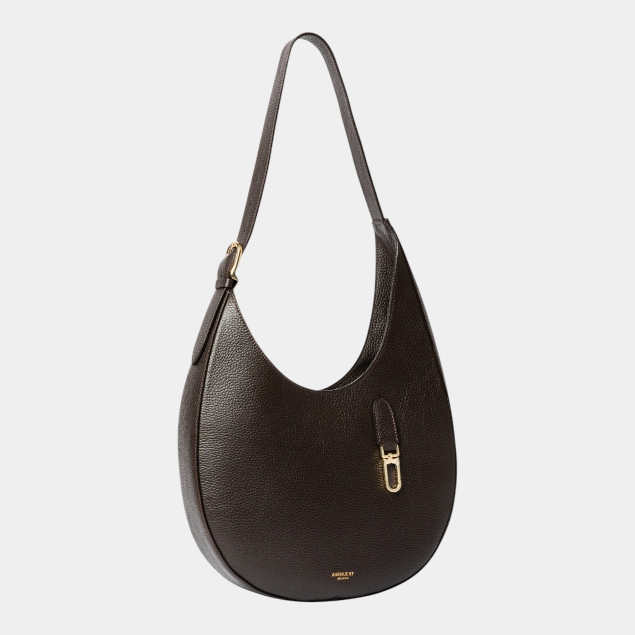 AVENUE 67 Avenue 67 Borsa Hoop in pelle - Marrone - Hubert Humangoods