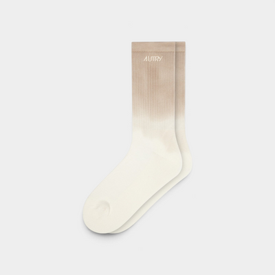 Autry Calzini a coste Tie Dye - Panna e Beige