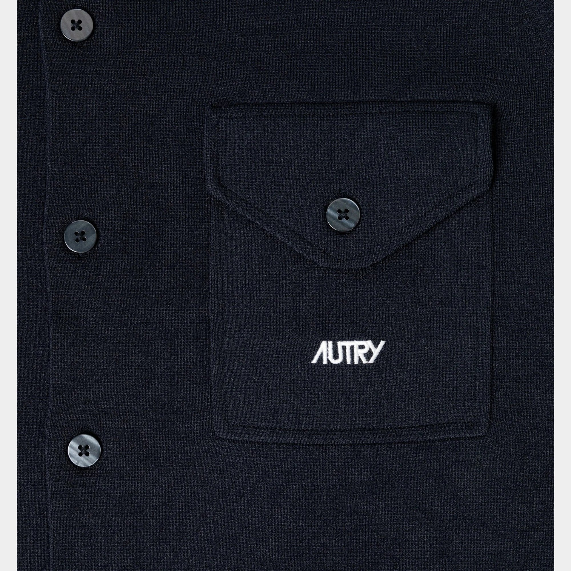 Autry Giacca camicia in maglia di viscosa - Blu