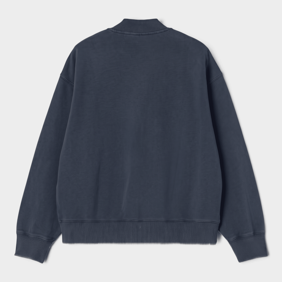 CARHARTT WIP - Carhartt Wip Bomber in felpa Longhand - Carbone/6 - Hubert Humangoods