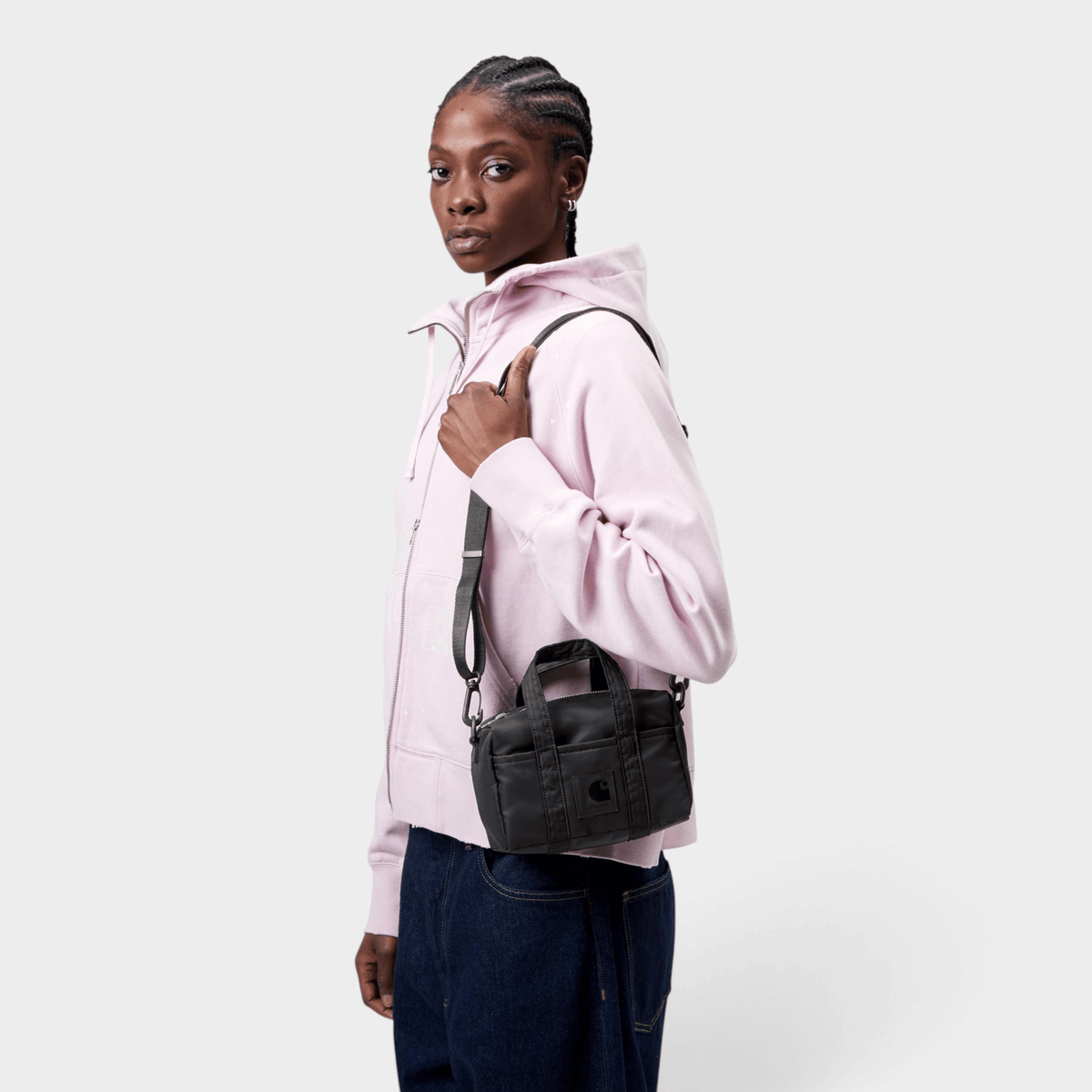 CARHARTT WIP - Carhartt Wip Borsa Otis Small in nylon - Nero/2 - Hubert Humangoods