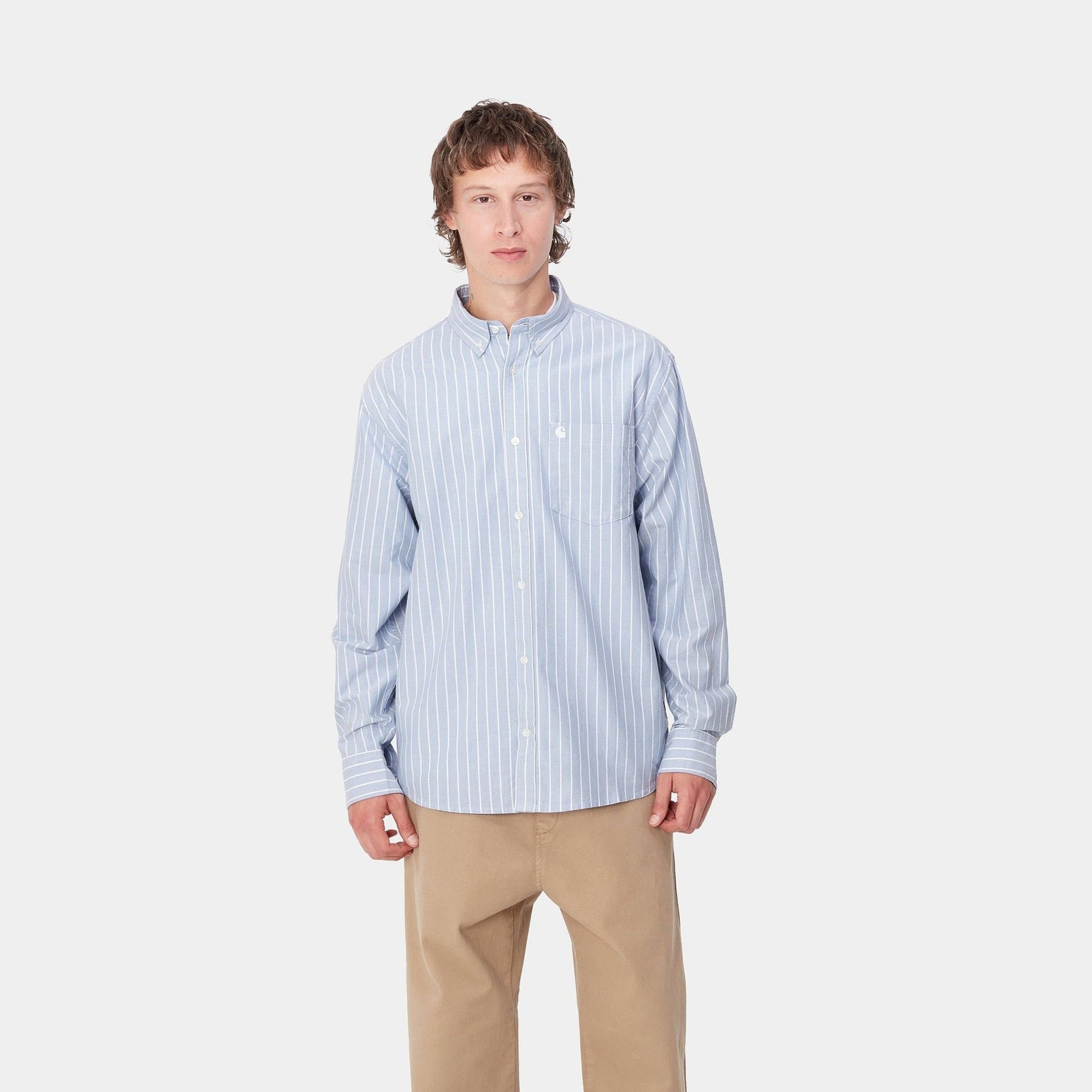 CARHARTT WIP Carhartt Wip Camicia Dowlen a righe - Azzurro - Hubert Humangoods