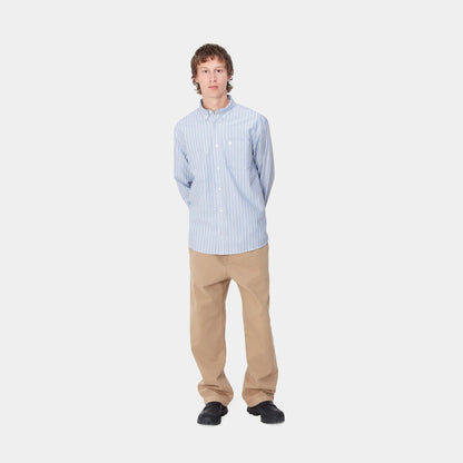 CARHARTT WIP Carhartt Wip Camicia Dowlen a righe - Azzurro - Hubert Humangoods