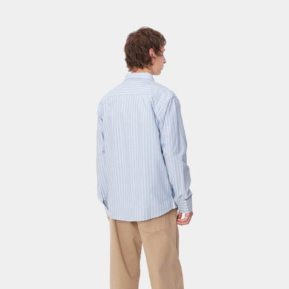 CARHARTT WIP Carhartt Wip Camicia Dowlen a righe - Azzurro - Hubert Humangoods