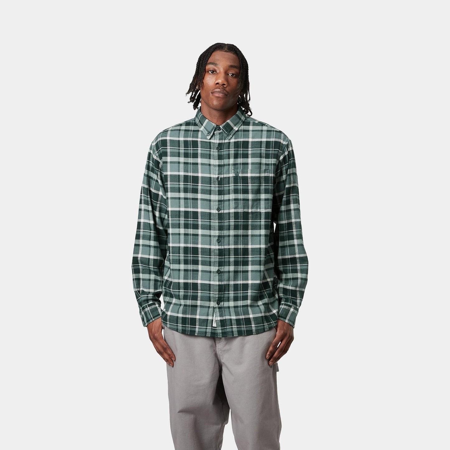 CARHARTT WIP Carhartt Wip Camicia Fendrick Check - Verde - Hubert Humangoods