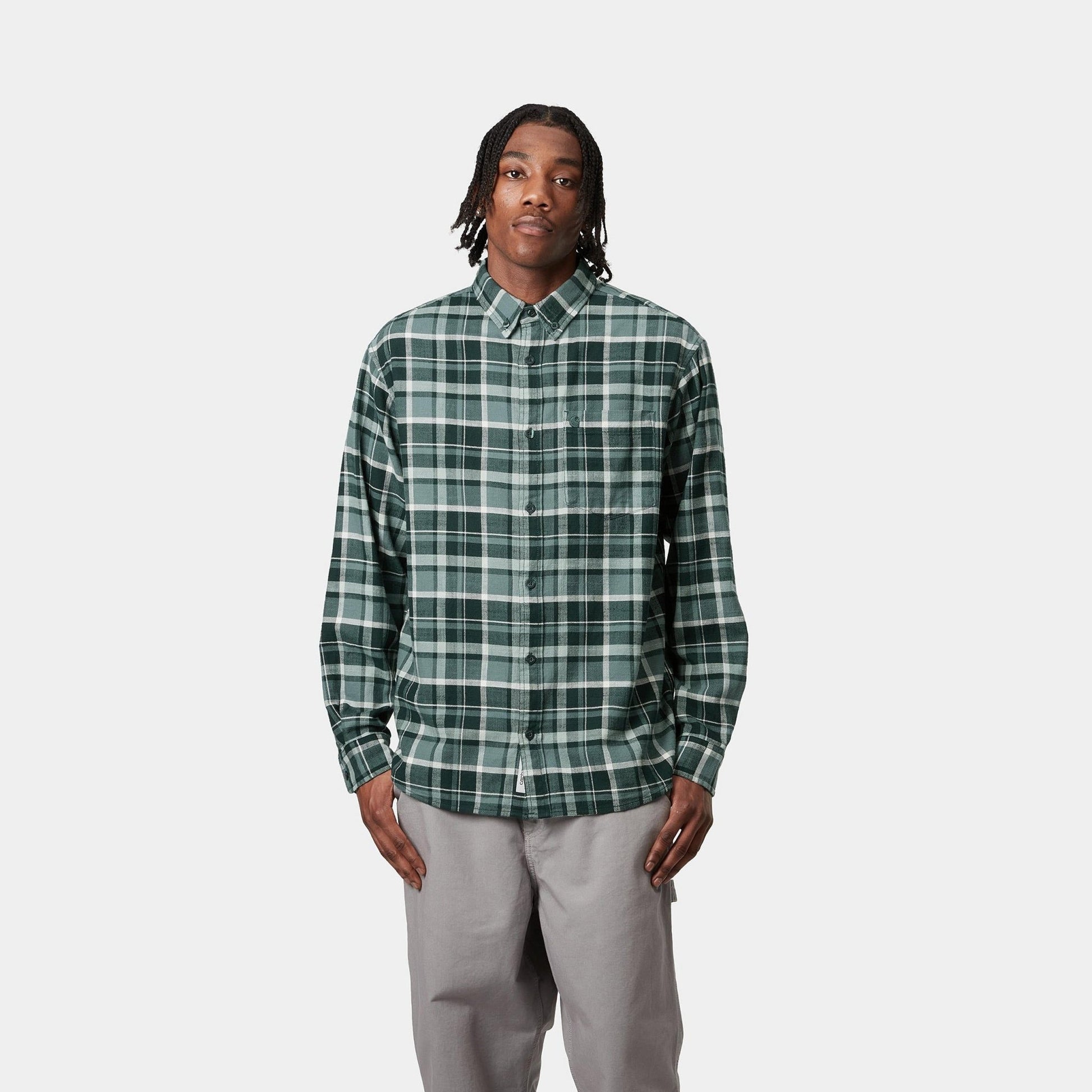 CARHARTT WIP Carhartt Wip Camicia Fendrick Check - Verde - Hubert Humangoods