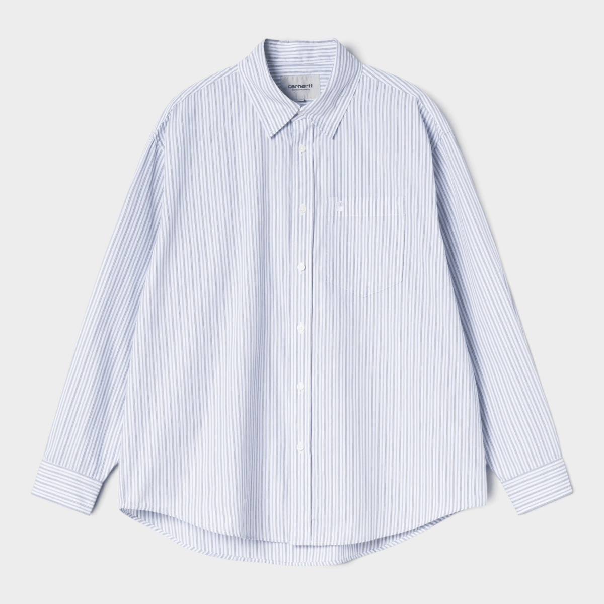 CARHARTT WIP - Carhartt Wip Camicia Keene a righe - Bianco e azzurro/1 - Hubert Humangoods
