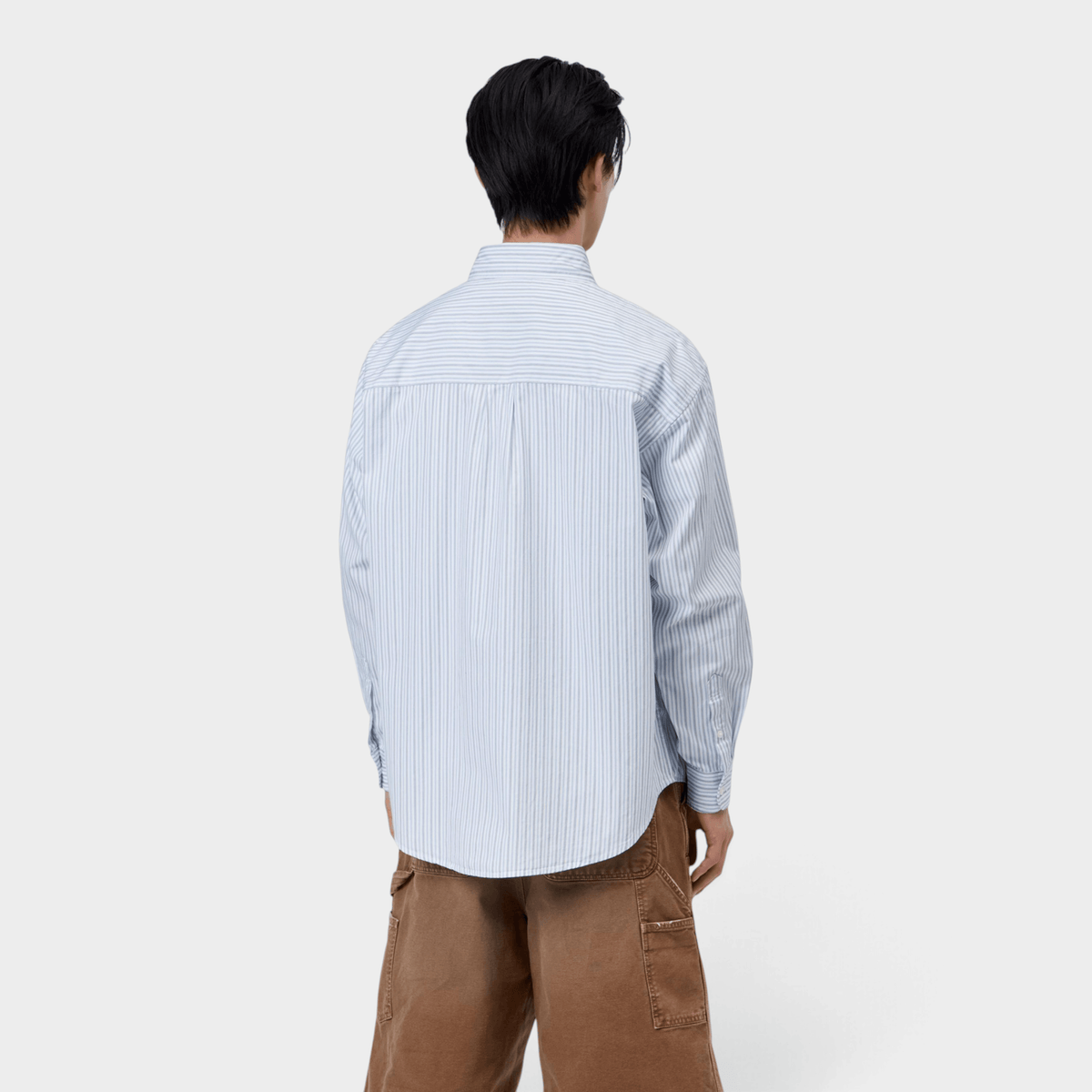 CARHARTT WIP - Carhartt Wip Camicia Keene a righe - Bianco e azzurro/4 - Hubert Humangoods