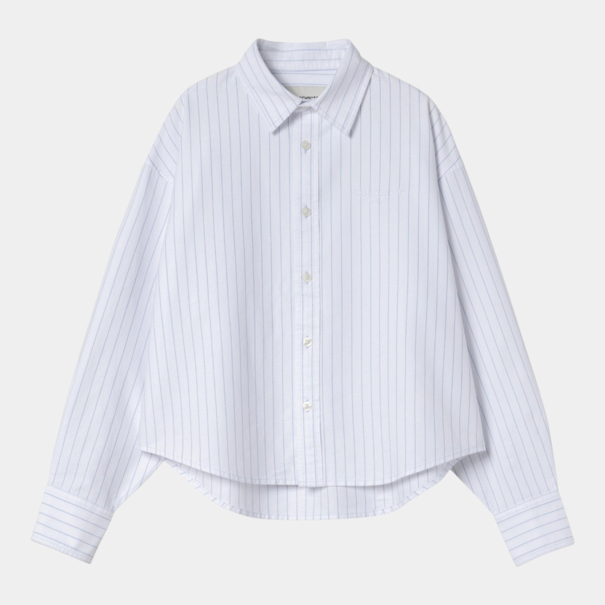 CARHARTT WIP Carhartt Wip Camicia W' Cassel a righe - Bianco/Azzurro - Hubert Humangoods