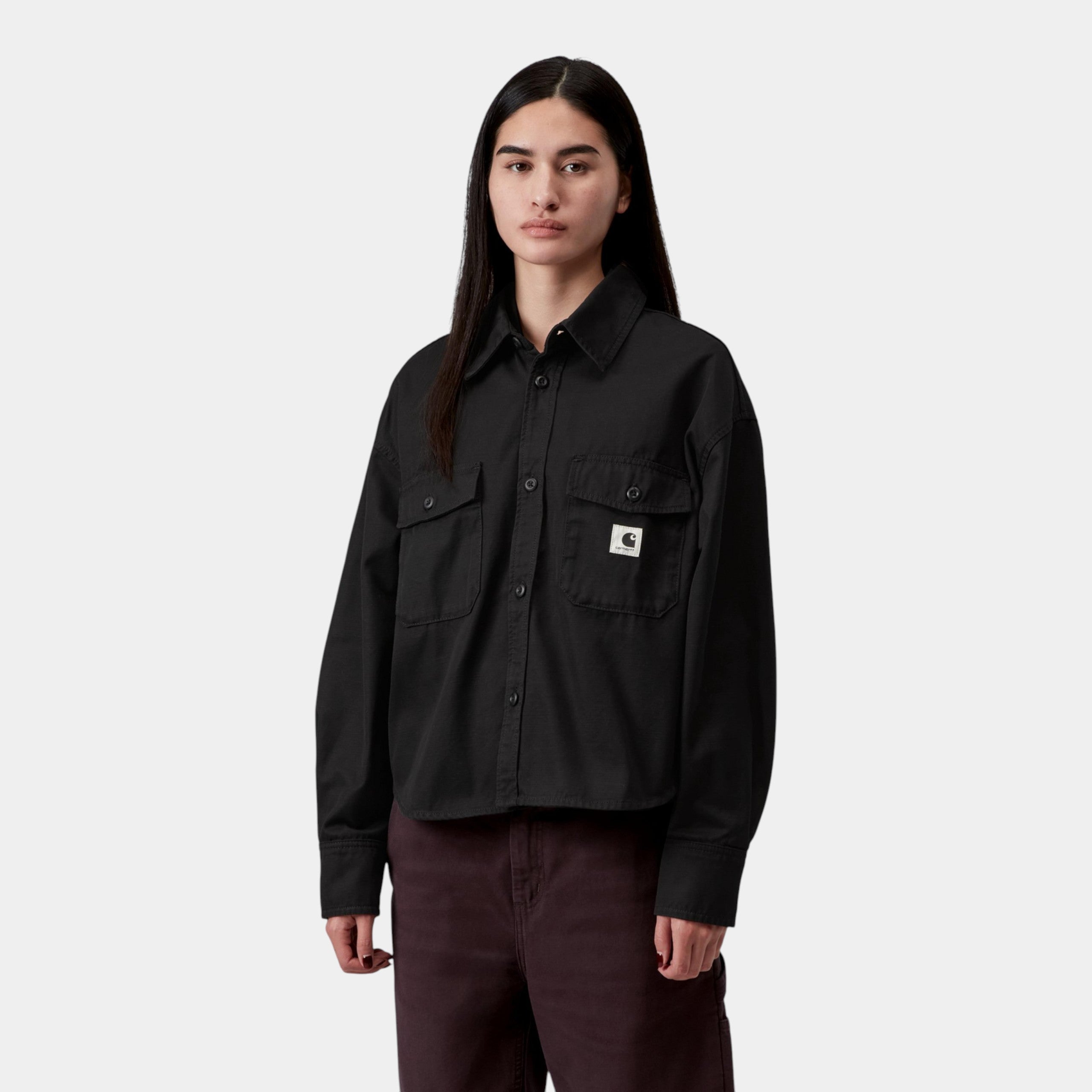 CARHARTT WIP - Carhartt Wip Camicia W' Kelly - Nero/4 - Hubert Humangoods