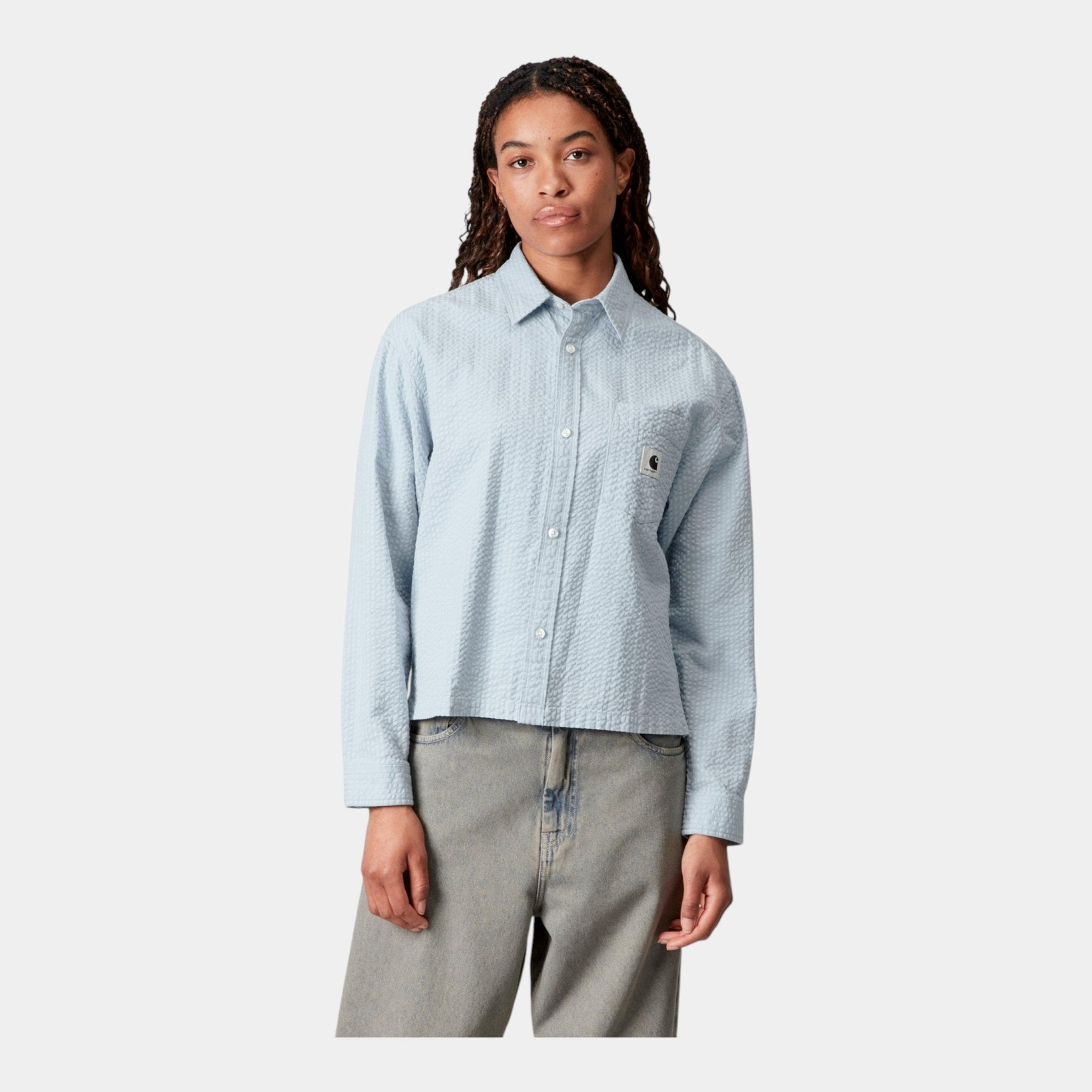 CARHARTT WIP Carhartt Wip Camicia W' Toland - Azzurro - Hubert Humangoods