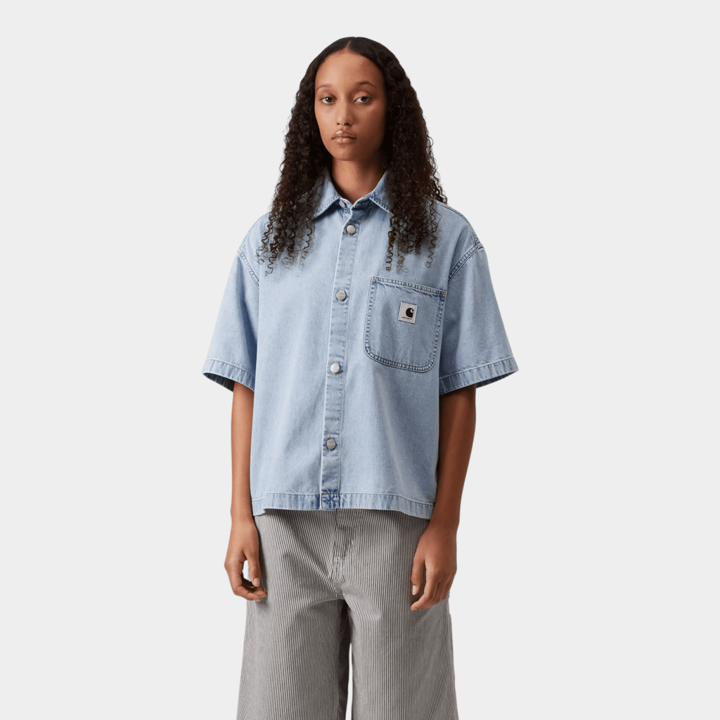 CARHARTT WIP - Carhartt Wip Camiciotto W' Lovilla - Denim Chiaro/2 - Hubert Humangoods