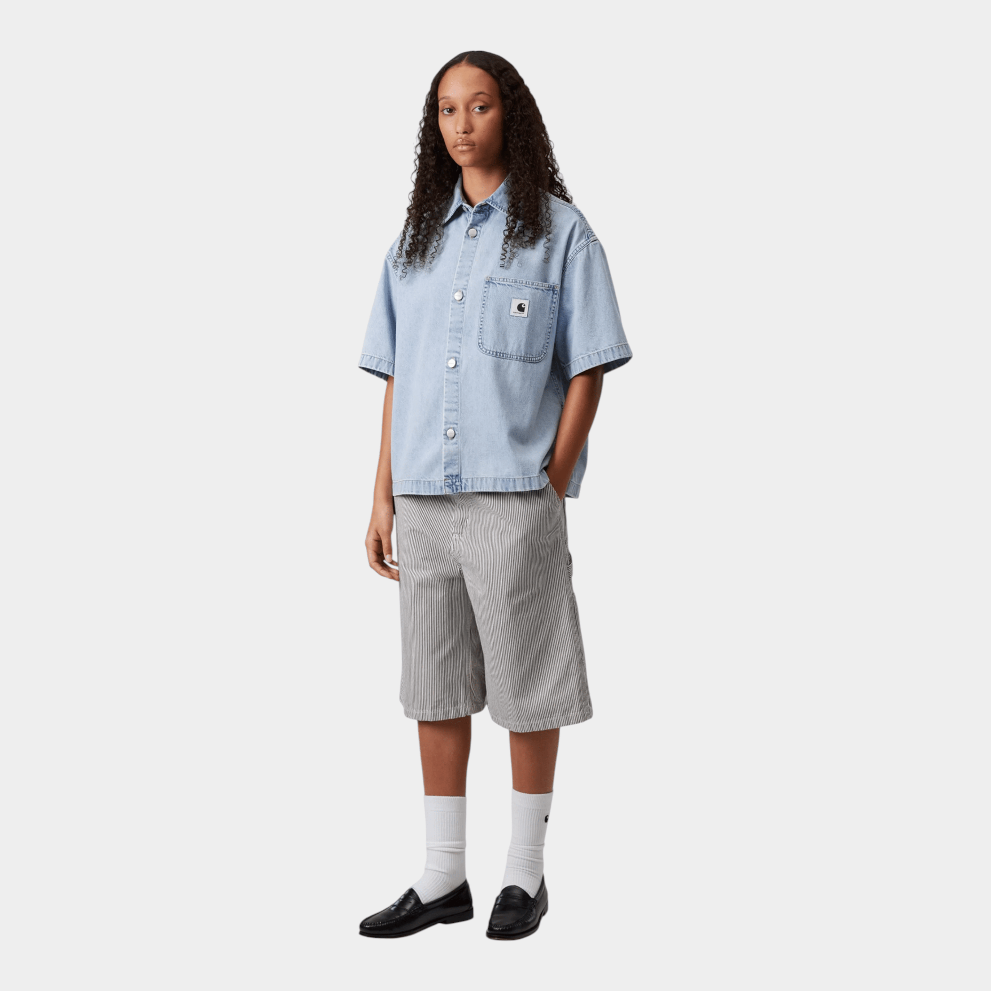CARHARTT WIP - Carhartt Wip Camiciotto W' Lovilla - Denim Chiaro/4 - Hubert Humangoods