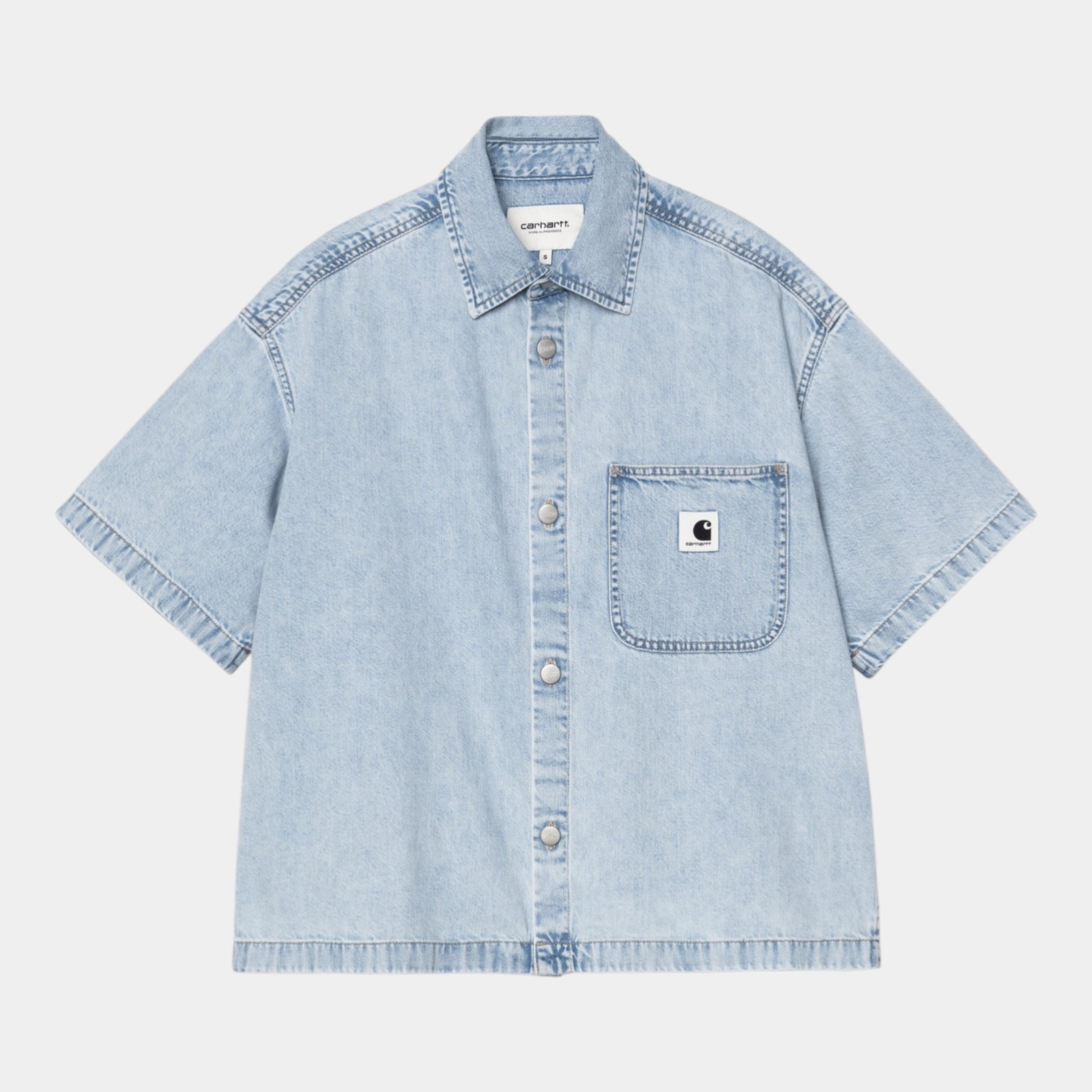 CARHARTT WIP - Carhartt Wip Camiciotto W' Lovilla - Denim Chiaro/1 - Hubert Humangoods