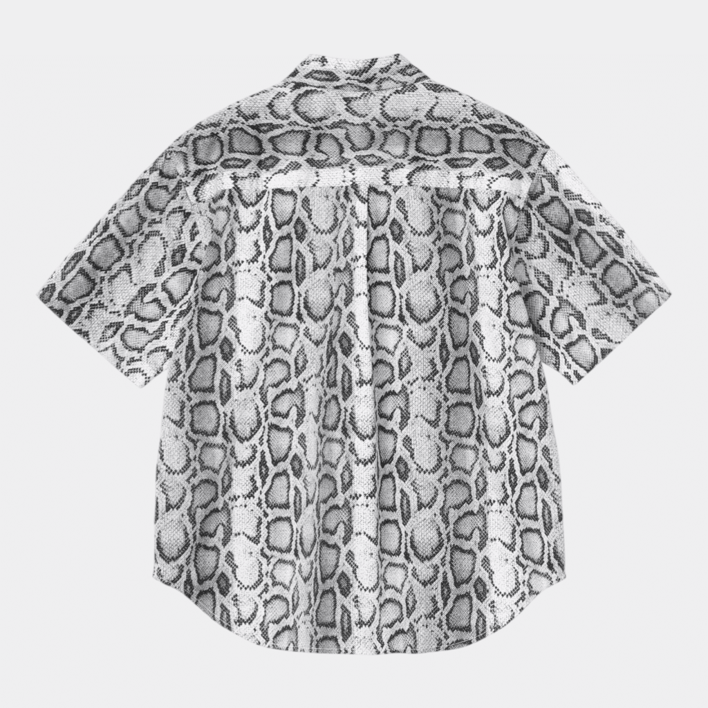 CARHARTT WIP - Carhartt Wip Camiciotto W' Snake camo - Bianco/Nero/4 - Hubert Humangoods
