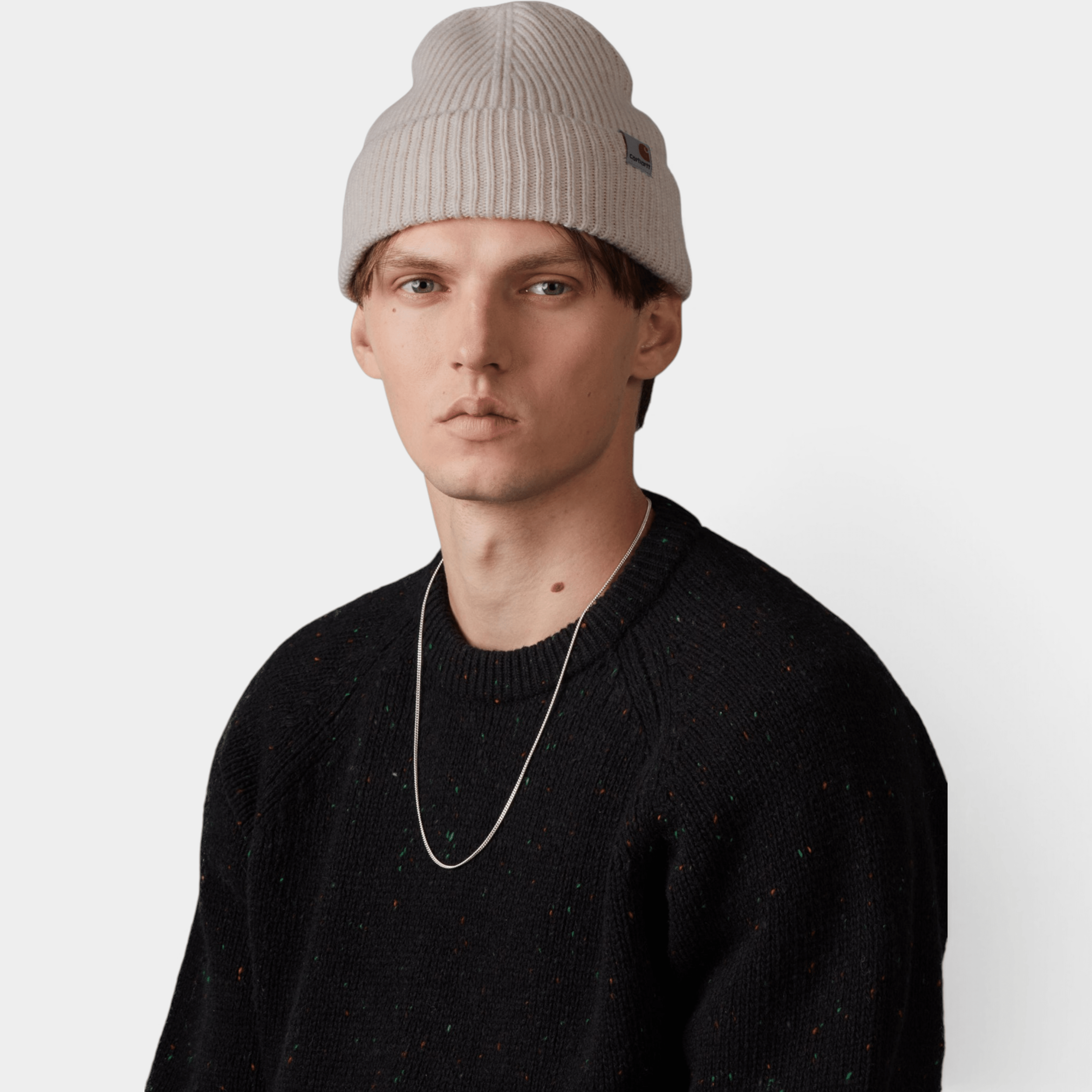 CARHARTT WIP - Carhartt Wip Cappello Gabe beanie misto cachemire - Sabbia/2 - Hubert Humangoods