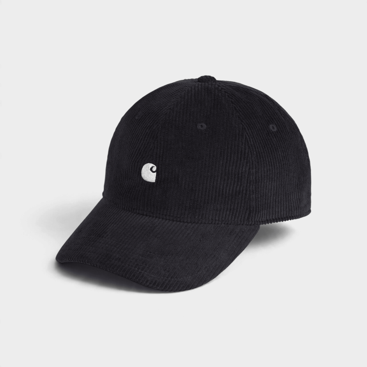 CARHARTT WIP - Carhartt Wip Cappello Harlem in velluto con visiera - Blu/1 - Hubert Humangoods