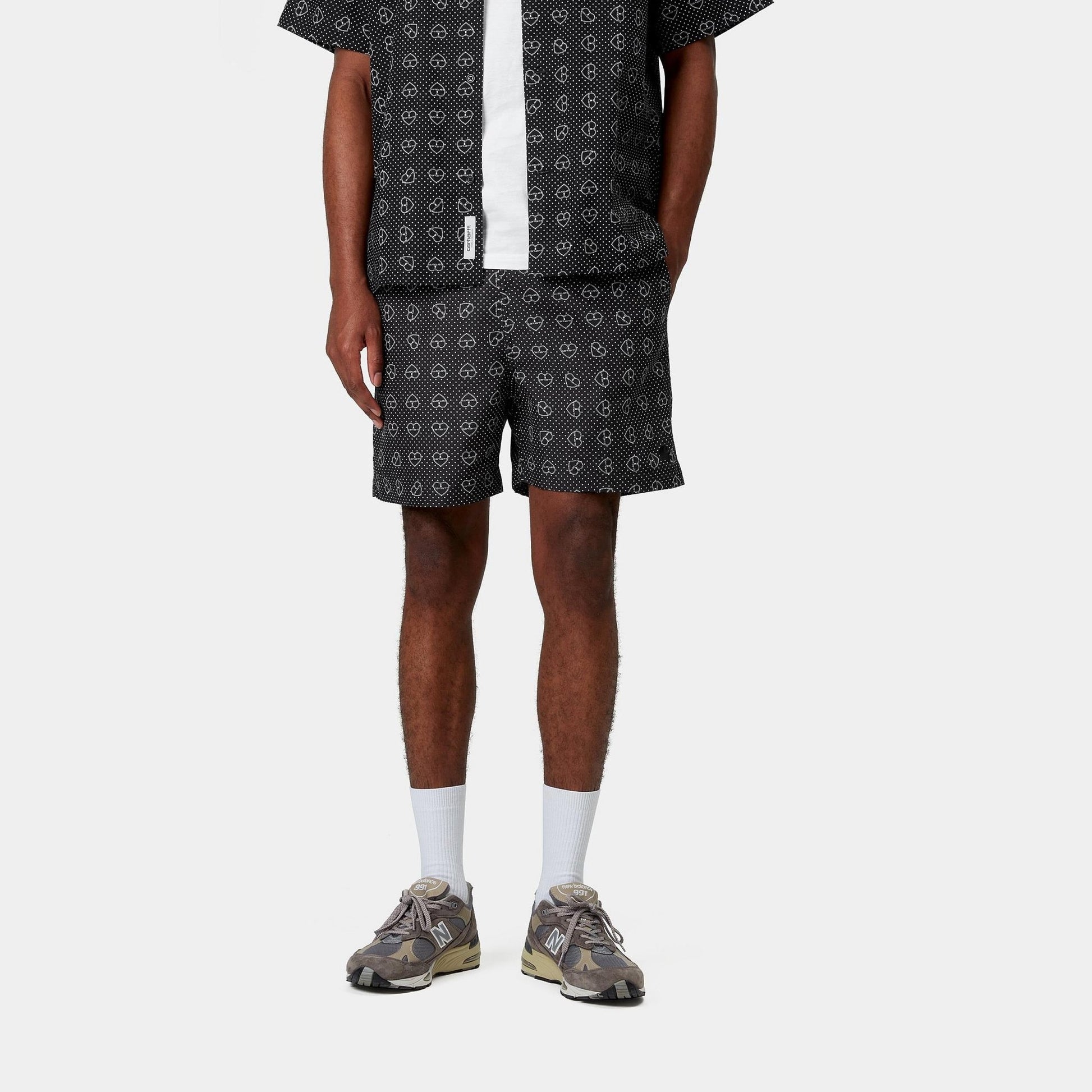 CARHARTT WIP Carhartt Wip Costume da bagno Slater - Nero - Hubert Humangoods