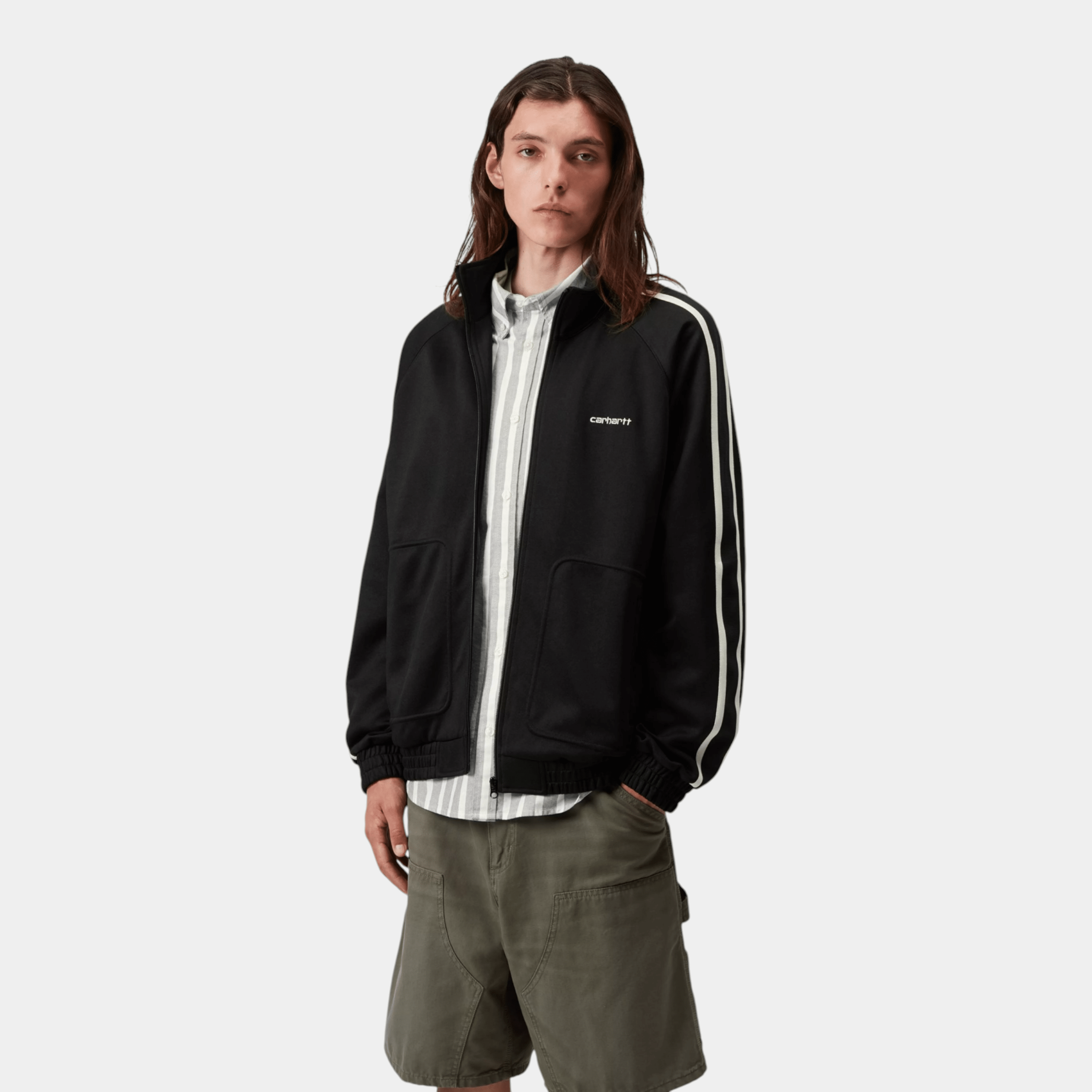 CARHARTT WIP - Carhartt Wip Felpa Bolar con zip - Nero/2 - Hubert Humangoods