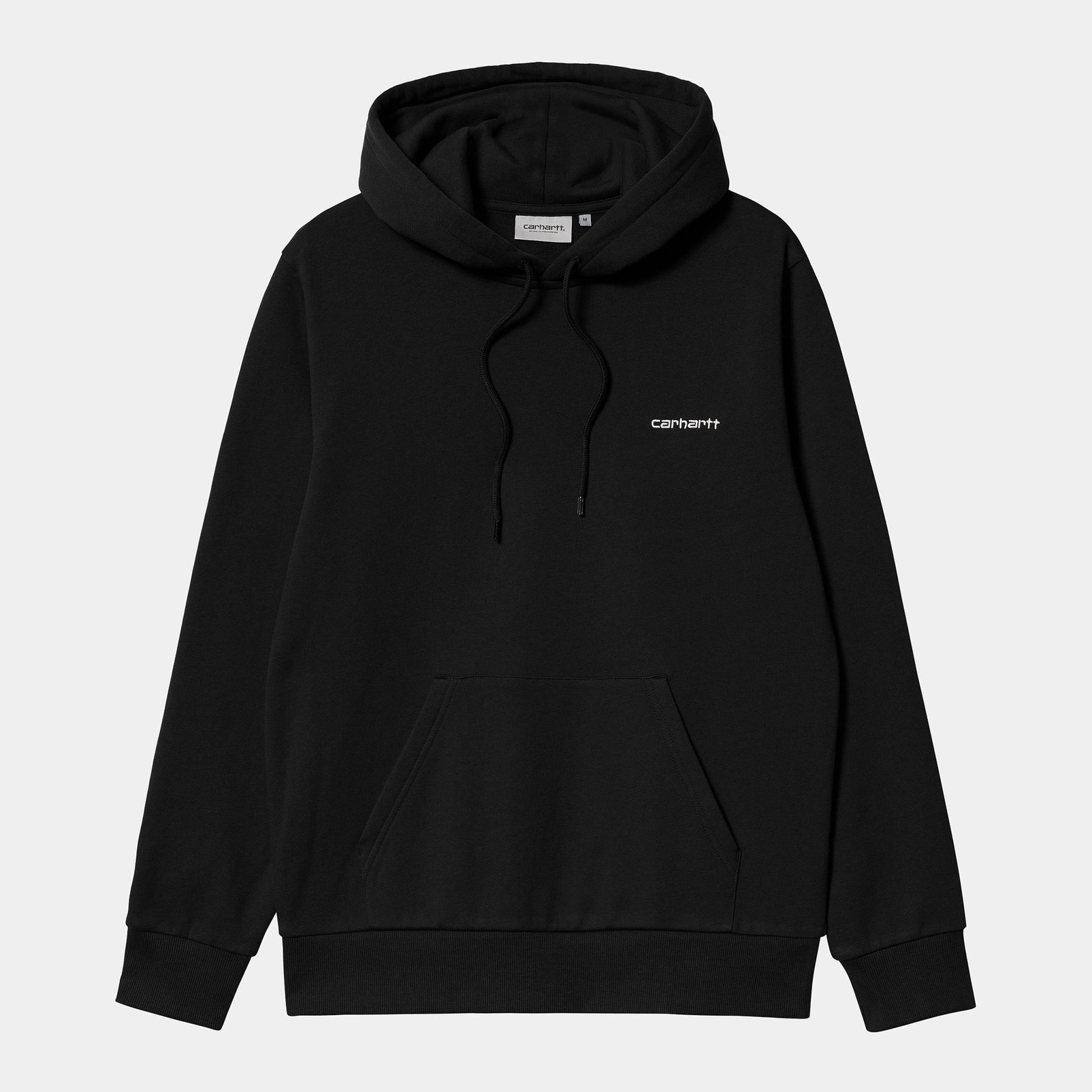Carhartt Wip Felpa con cappuccio Script Nero Hubert Humangoods