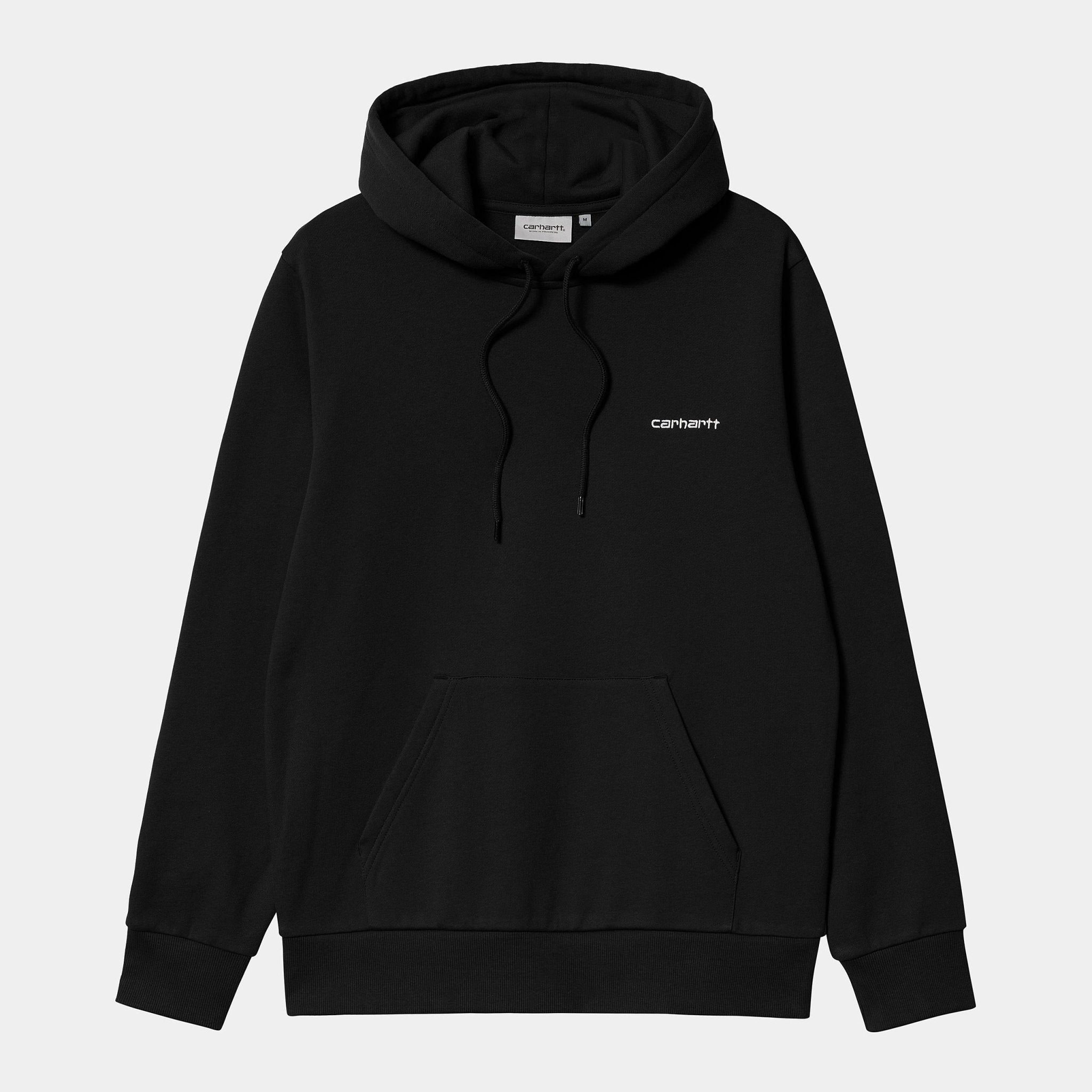 CARHARTT WIP Carhartt Wip Felpa con cappuccio Script Embroidery - Nero - Hubert Humangoods