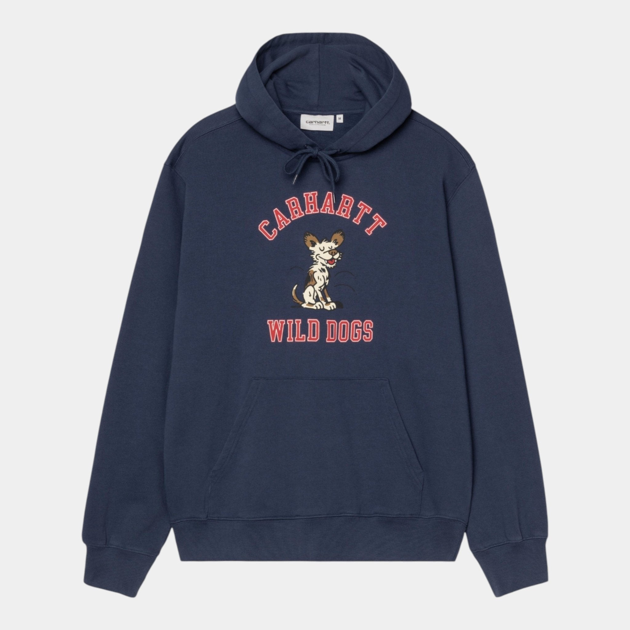 CARHARTT WIP Carhartt Wip Felpa con cappuccio Wild Dog - Blu - Hubert Humangoods