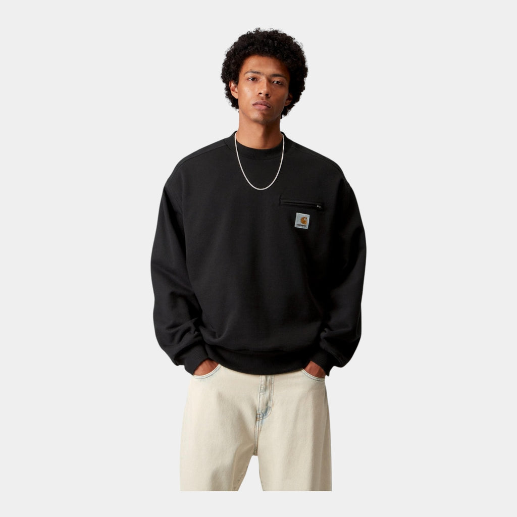 CARHARTT WIP Carhartt Wip Felpa Detroit - Nero - Hubert Humangoods