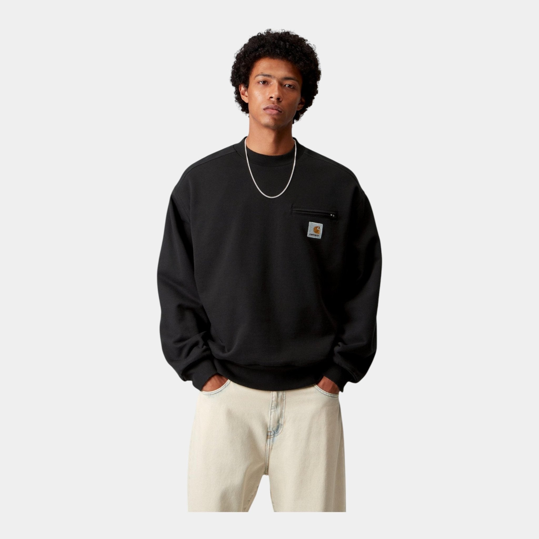 CARHARTT WIP Carhartt Wip Felpa Detroit - Nero - Hubert Humangoods