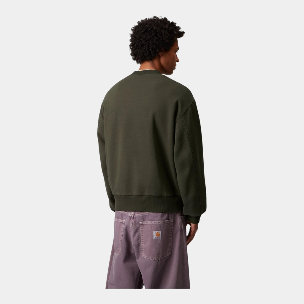 CARHARTT WIP Carhartt Wip Felpa Detroit - Oliva - Hubert Humangoods