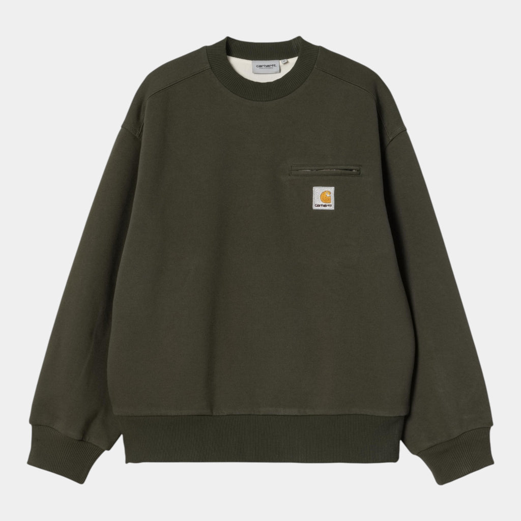 CARHARTT WIP Carhartt Wip Felpa Detroit - Oliva - Hubert Humangoods
