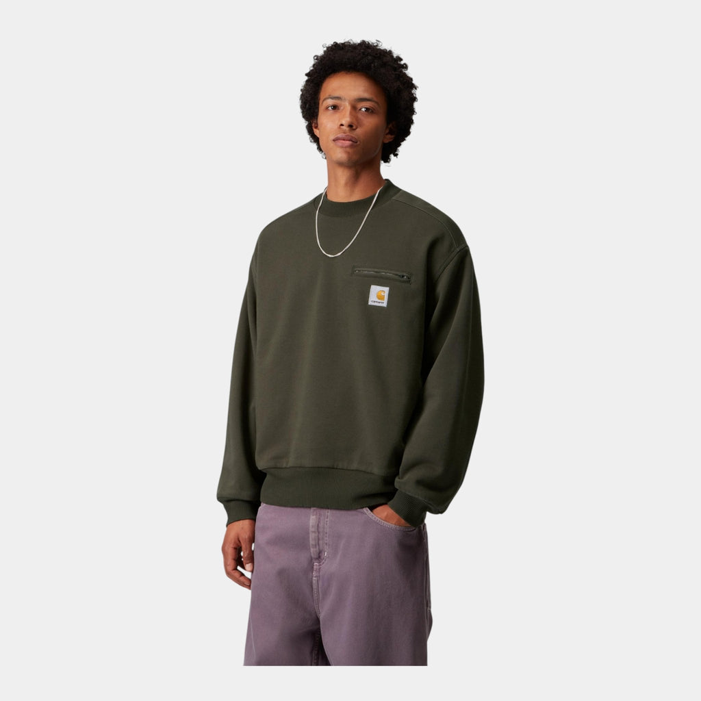 CARHARTT WIP Carhartt Wip Felpa Detroit - Oliva - Hubert Humangoods