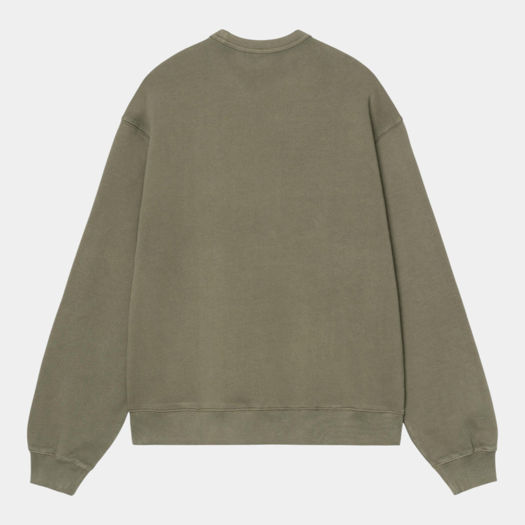 CARHARTT WIP - Carhartt Wip Felpa girocollo Faded Pond - Verde/5 - Hubert Humangoods