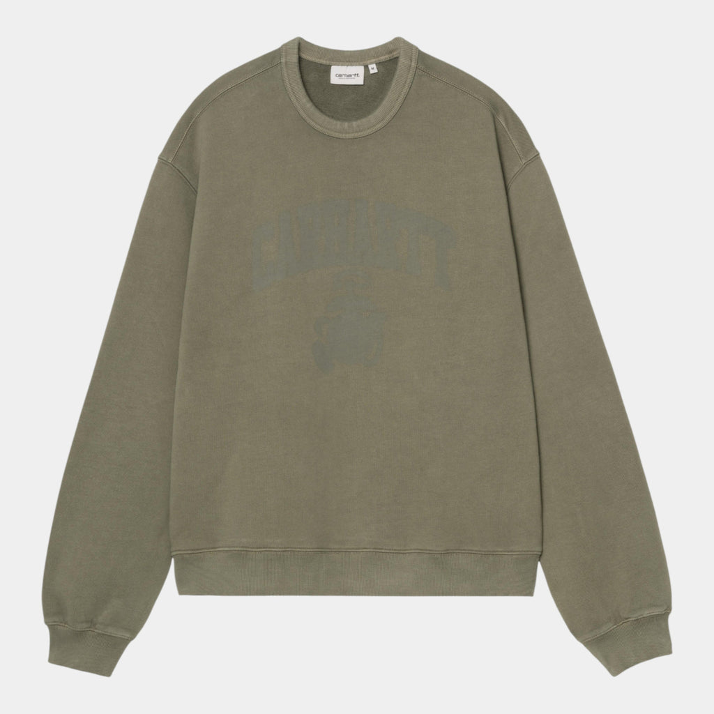 CARHARTT WIP - Carhartt Wip Felpa girocollo Faded Pond - Verde/1 - Hubert Humangoods