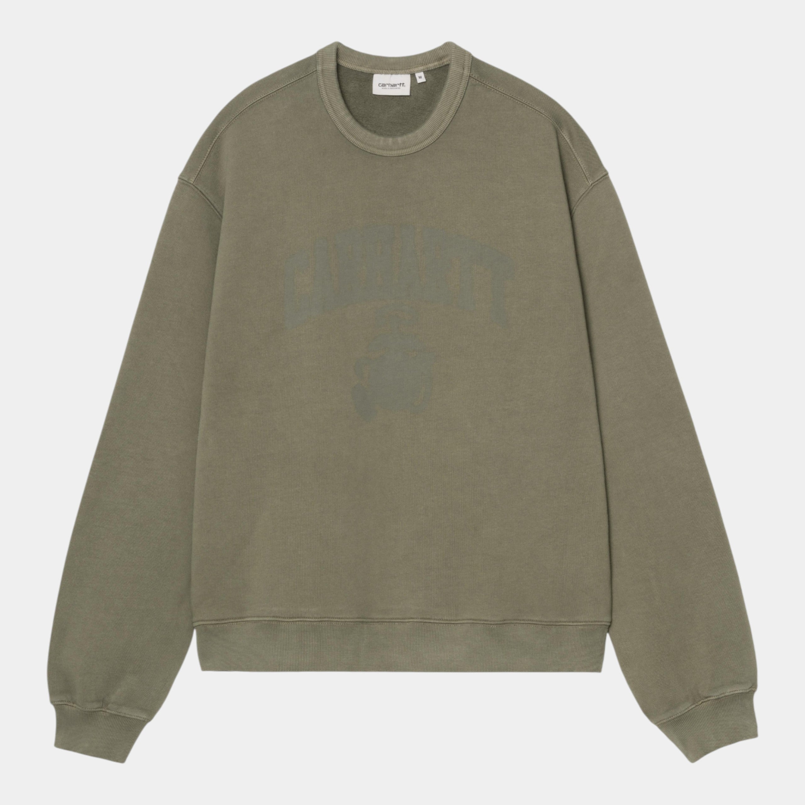 CARHARTT WIP - Carhartt Wip Felpa girocollo Faded Pond - Verde/1 - Hubert Humangoods