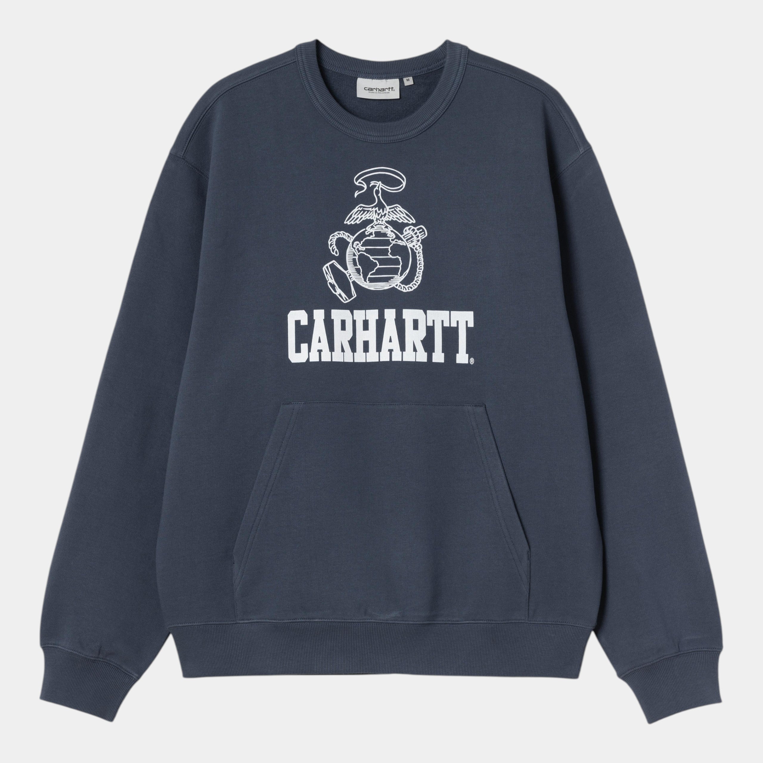 CARHARTT WIP - Carhartt Wip Felpa girocollo Pond Corps - Blu/1 - Hubert Humangoods
