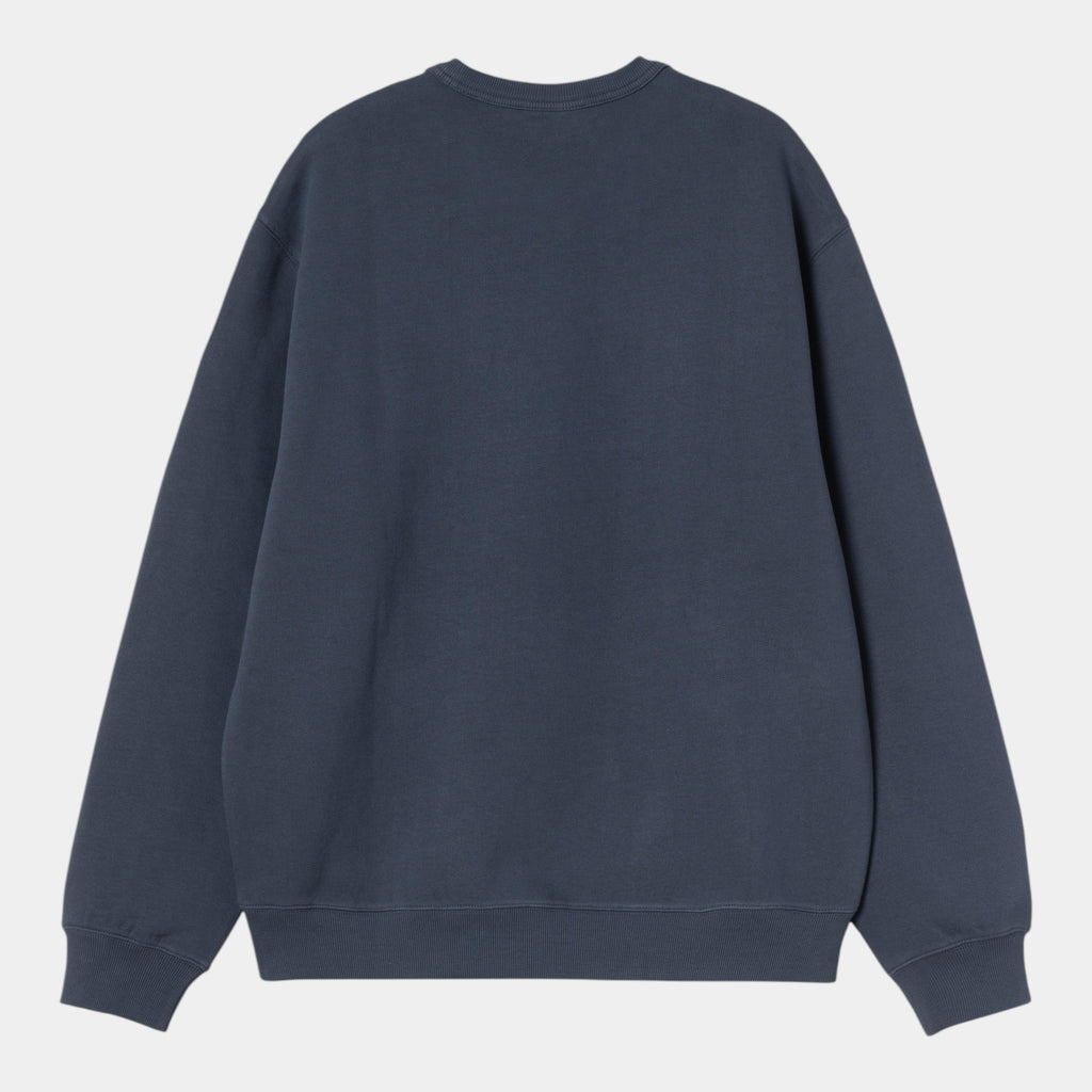 CARHARTT WIP - Carhartt Wip Felpa girocollo Pond Corps - Blu/5 - Hubert Humangoods