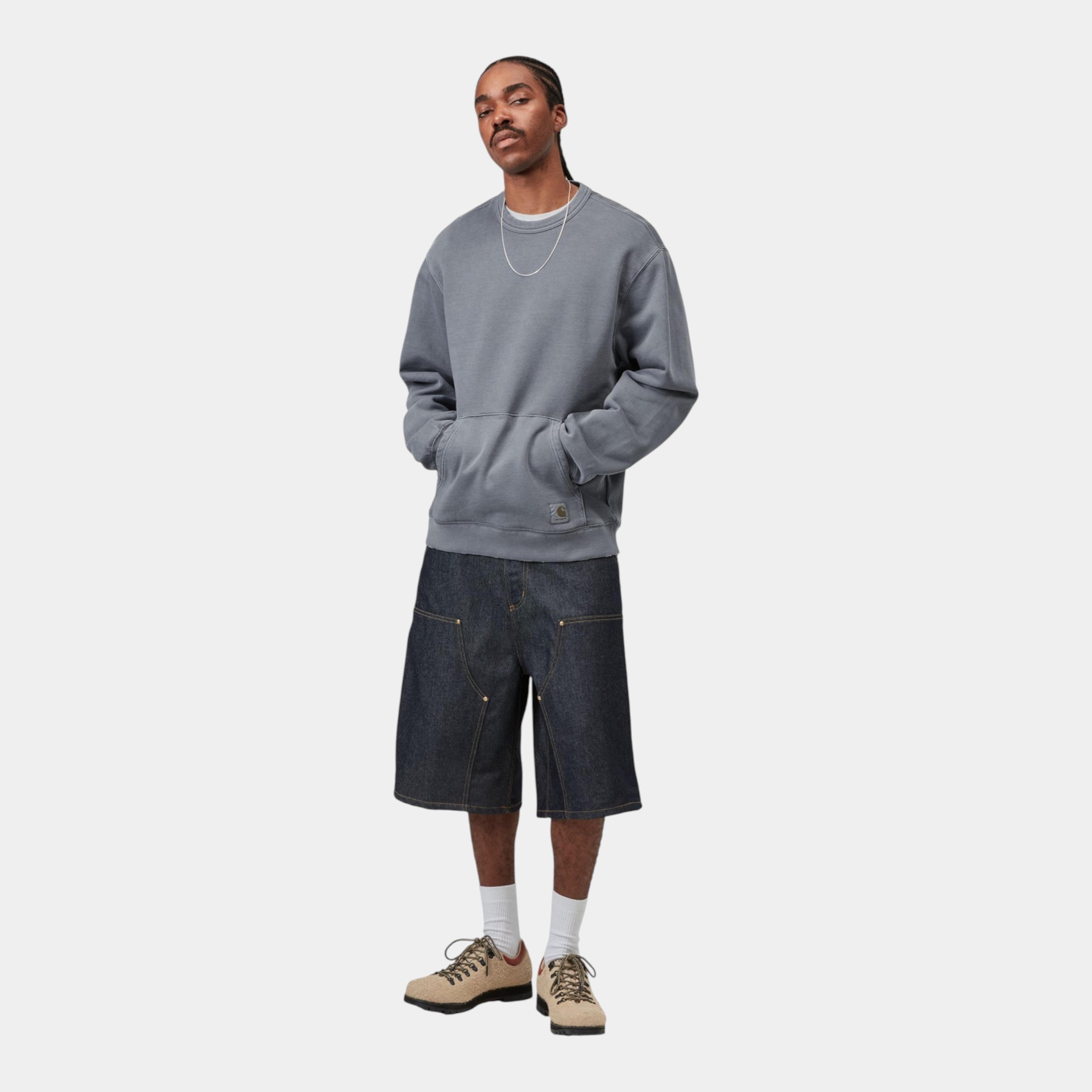 CARHARTT WIP - Carhartt Wip Felpa girocollo Torion - Azzurro/3 - Hubert Humangoods