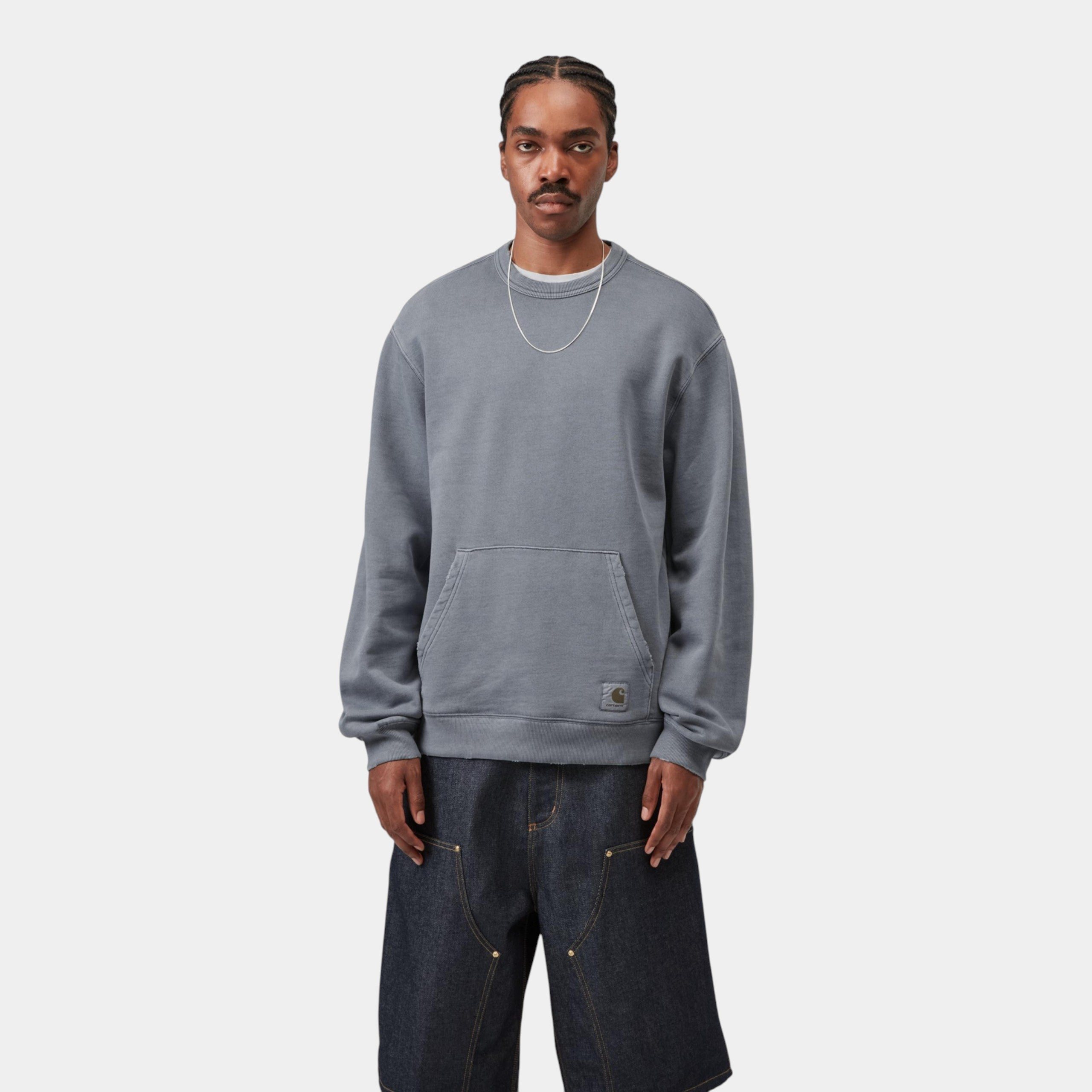 CARHARTT WIP - Carhartt Wip Felpa girocollo Torion - Azzurro/2 - Hubert Humangoods