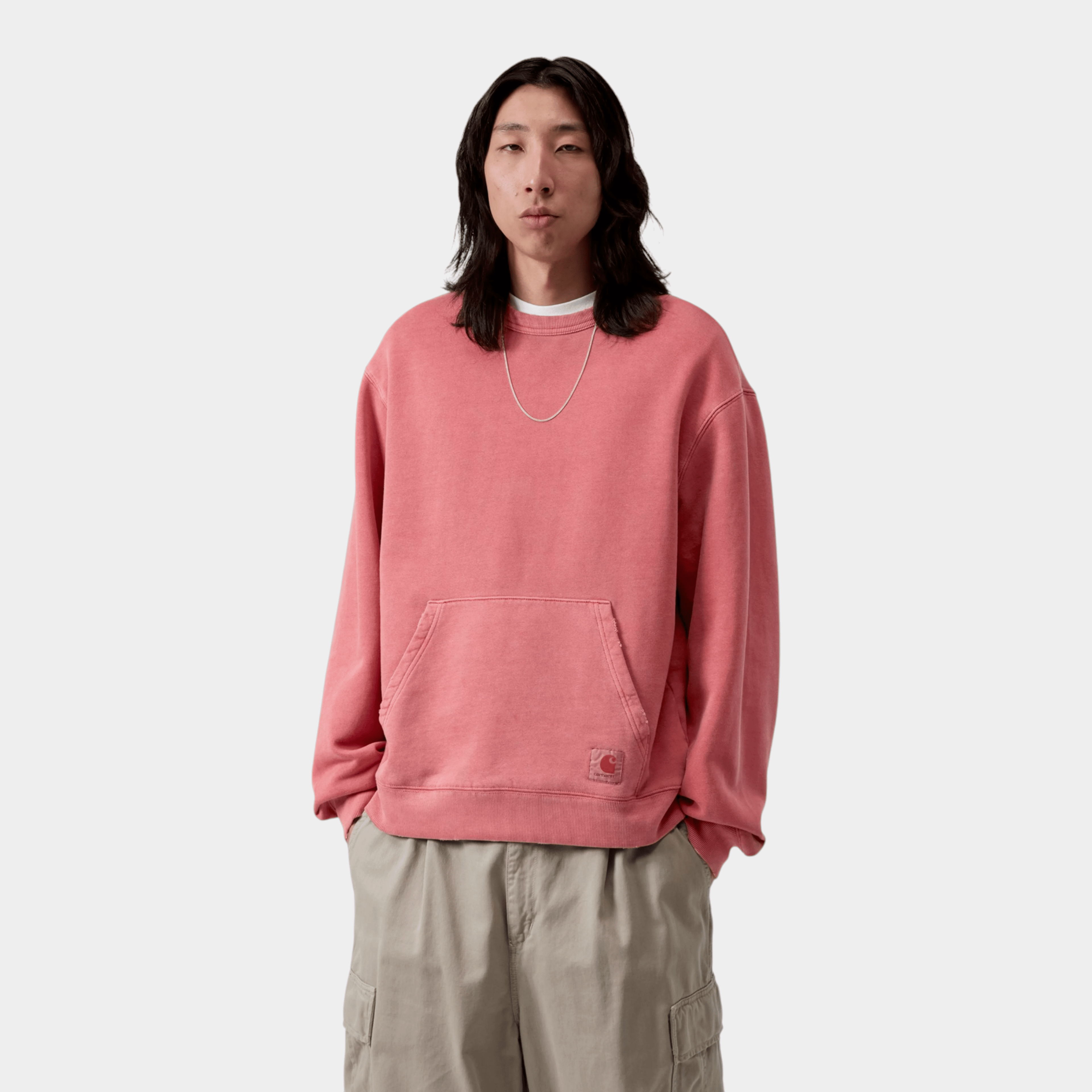 CARHARTT WIP - Carhartt Wip Felpa girocollo Torion - Corallo/2 - Hubert Humangoods