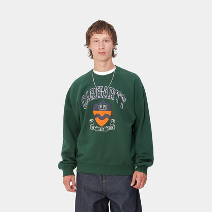 CARHARTT WIP Carhartt Wip Felpa Lazy Duck Academy - Verde - Hubert Humangoods