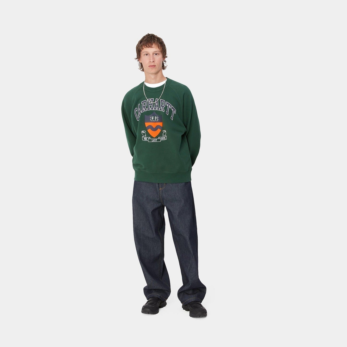 CARHARTT WIP Carhartt Wip Felpa Lazy Duck Academy - Verde - Hubert Humangoods