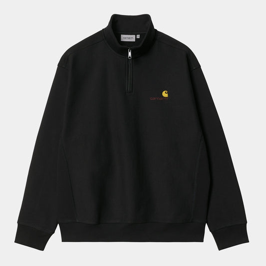 CARHARTT WIP Carhartt Wip Felpa Mezza zip - Nero - Hubert Humangoods