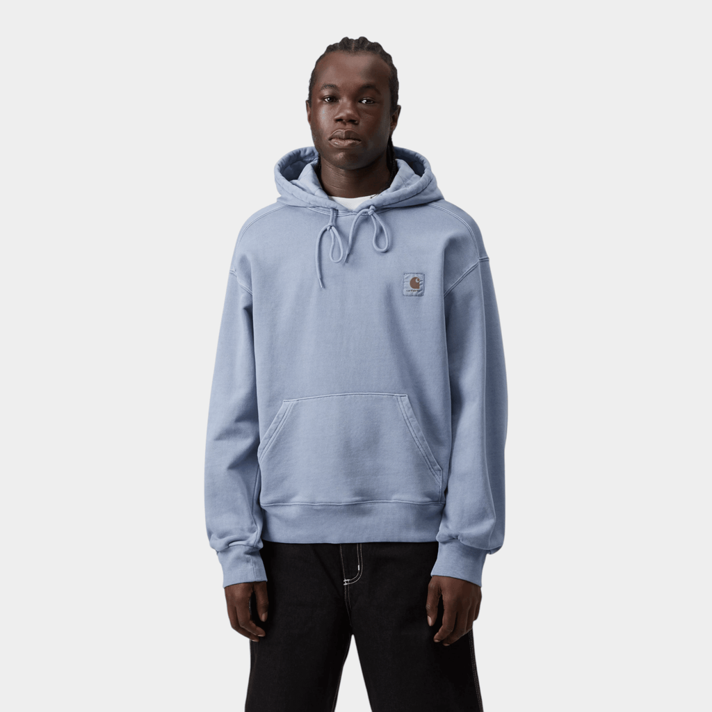 CARHARTT WIP - Carhartt Wip Felpa Nelson con cappuccio - Azzurro/2 - Hubert Humangoods