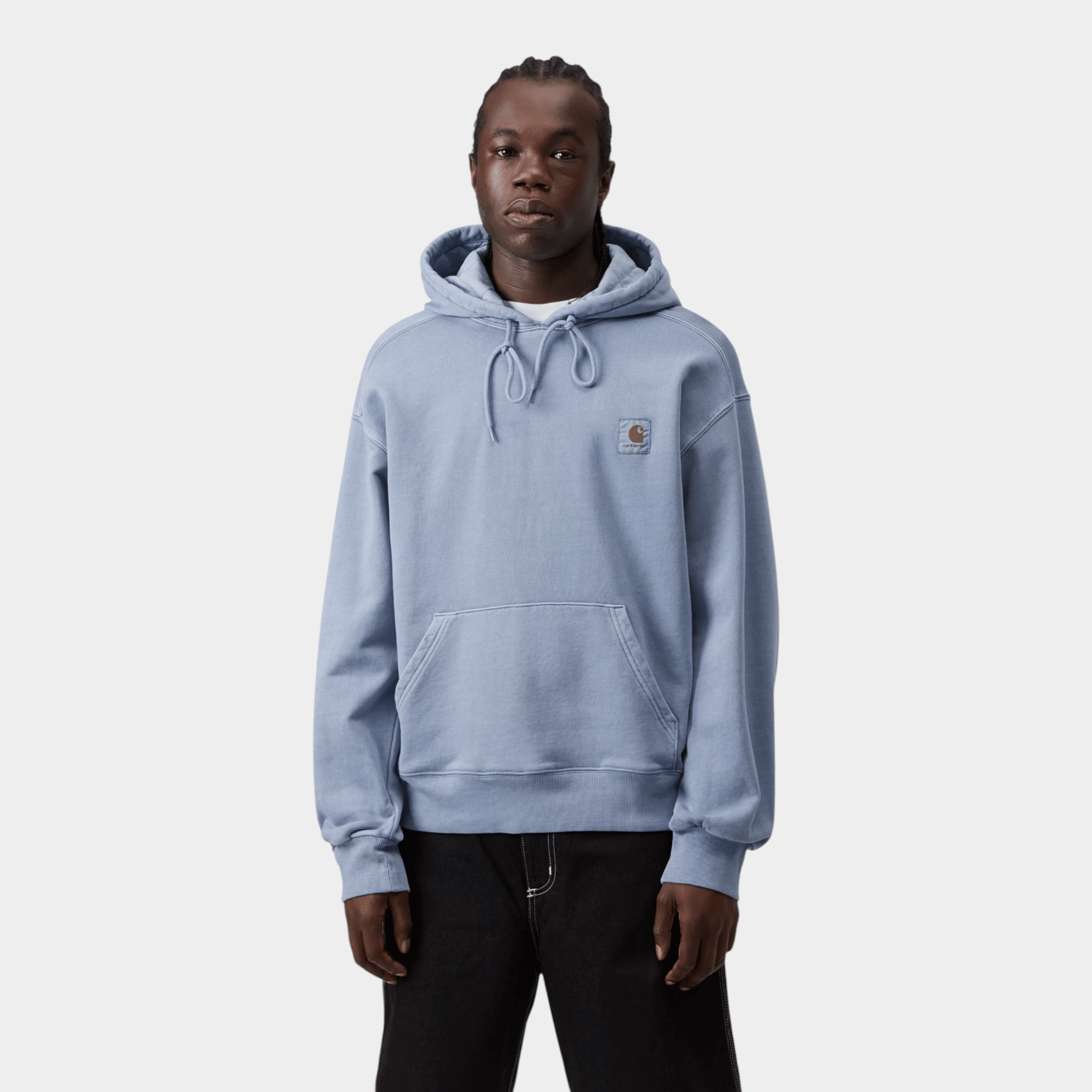 CARHARTT WIP - Carhartt Wip Felpa Nelson con cappuccio - Azzurro/2 - Hubert Humangoods