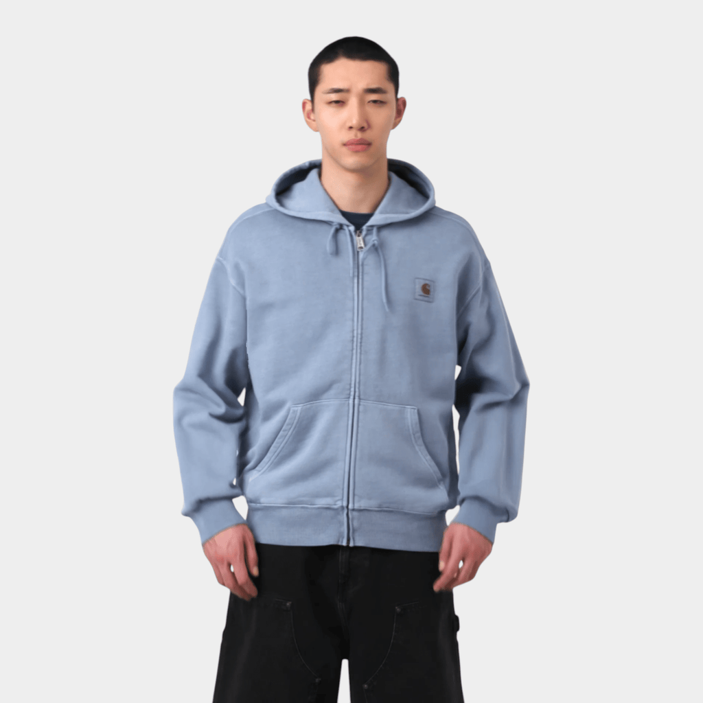 CARHARTT WIP - Carhartt Wip Felpa Nelson con cappuccio e zip - Azzurro/2 - Hubert Humangoods