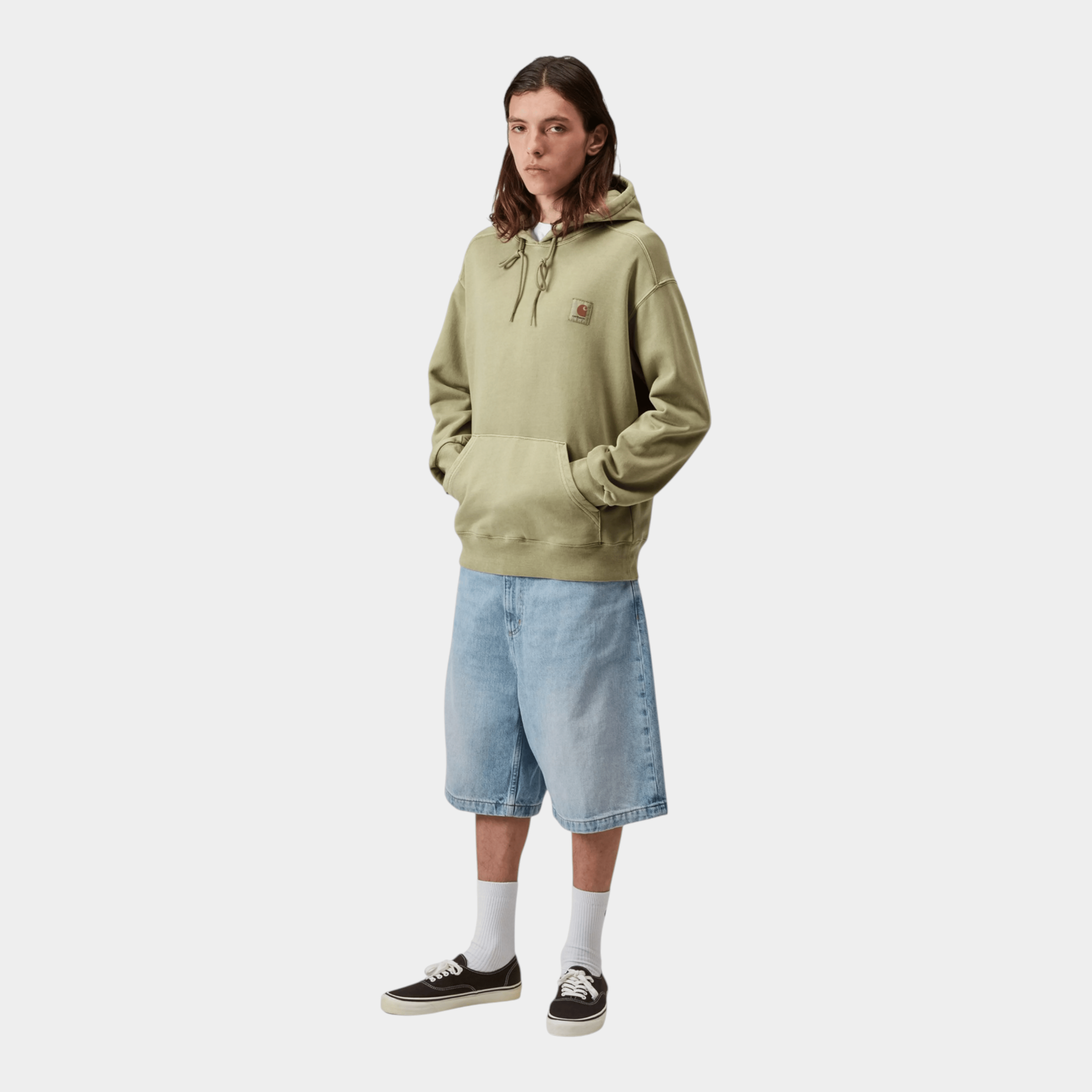 CARHARTT WIP - Carhartt Wip Felpa Nelson con cappuccio - Verde Chiaro/4 - Hubert Humangoods