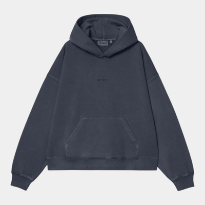 Carhartt Wip Felpa W' Benton con cappuccio - Carbone